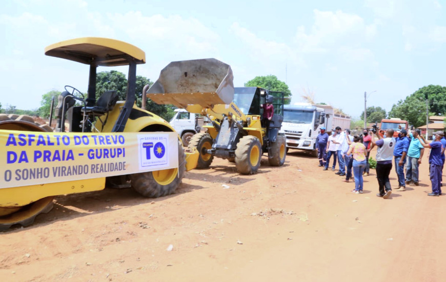 Primeira etapa da pavimentação integra o Programa Governo Municipalista