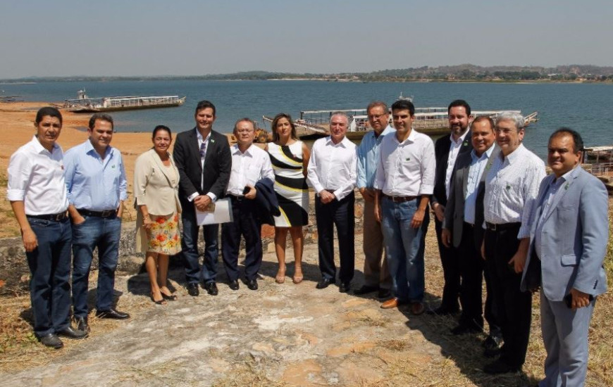 Temer, Miranda e várias autoridades participam de cerimônia em Xambioá