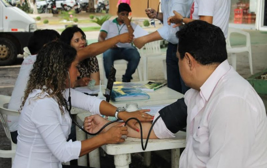 Colaboradores doaram sangue