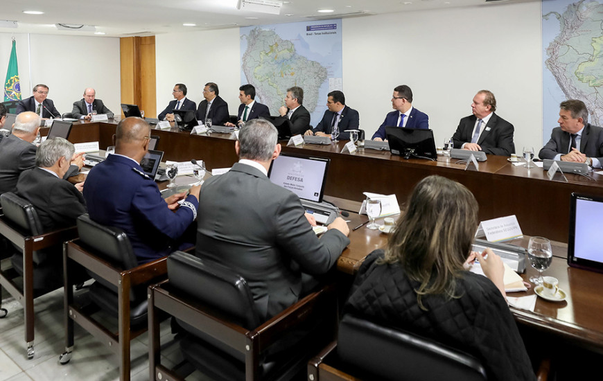 Encontro de governadores, em Brasília.