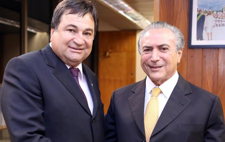 César Halum e Michel Temer