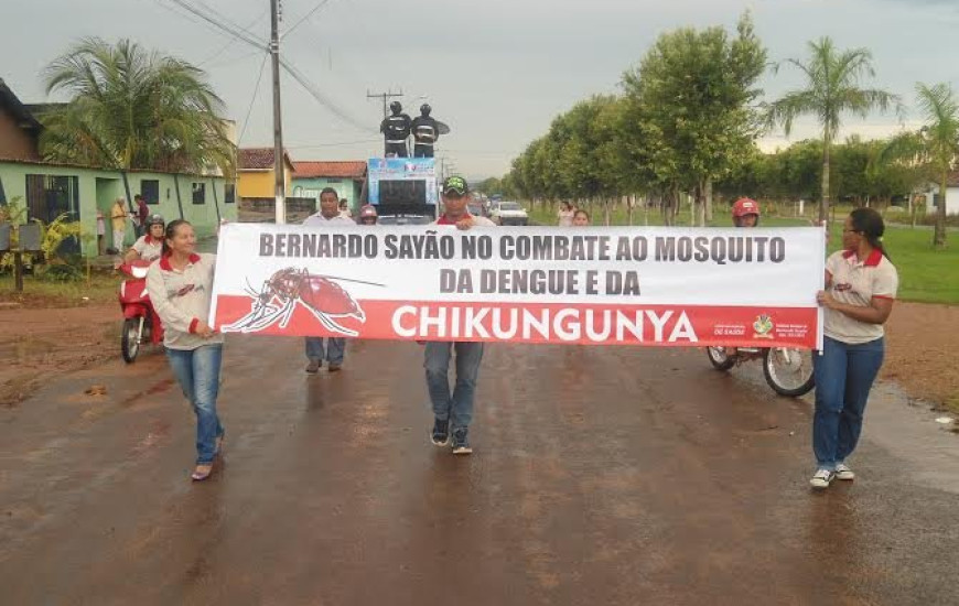 Secretaria mobilizou a cidade