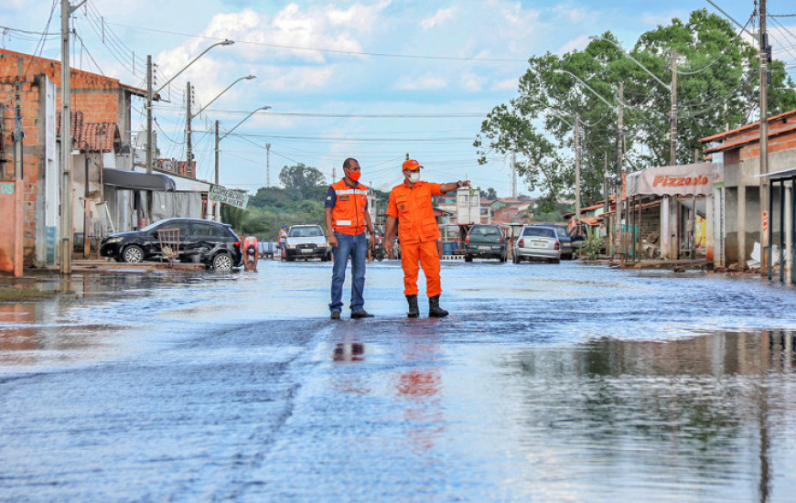 Vistoria no Distrito Bela Vista, um dos mais atingidos pelas enchentes