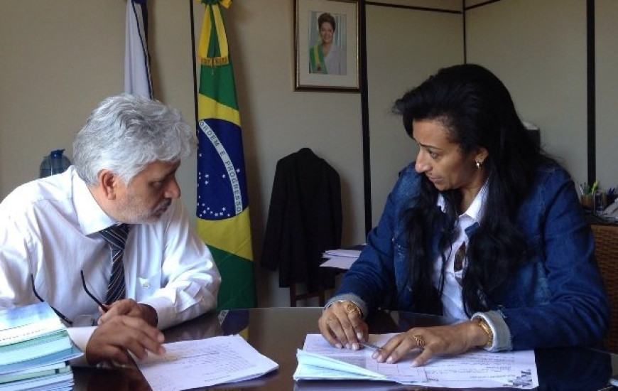 Representantes da Funasa e ATS em Brasília