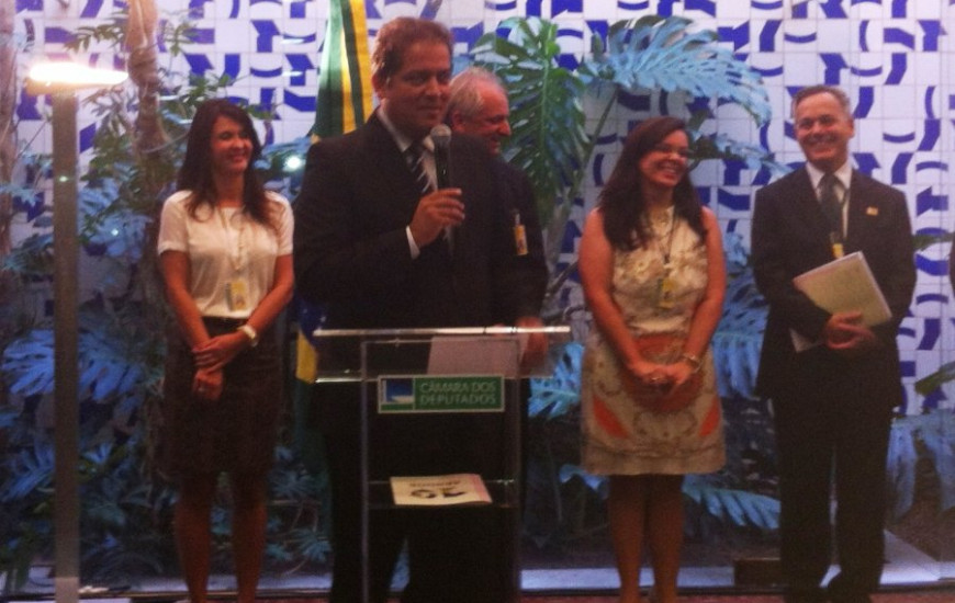 Gomes discursou em solenidade