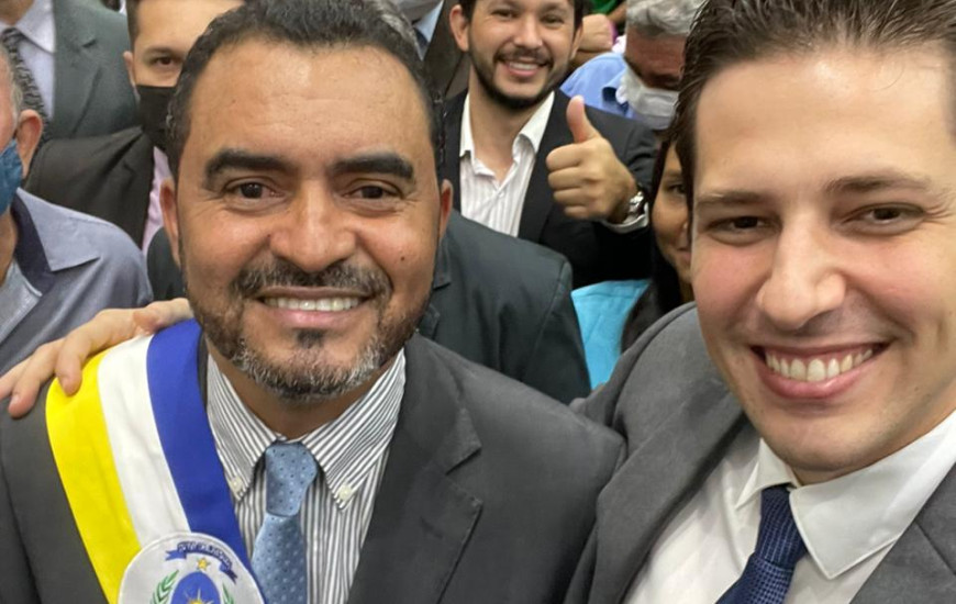 Governador Wanderlei e deputado Olyntho Neto