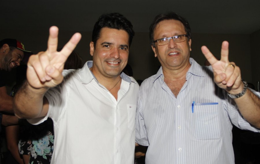 Marcelo Miranda ao lado de seu vice, Marcelo Lelis