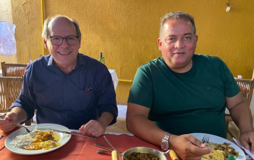 Gomes e Dimas em encontro recente: aliados