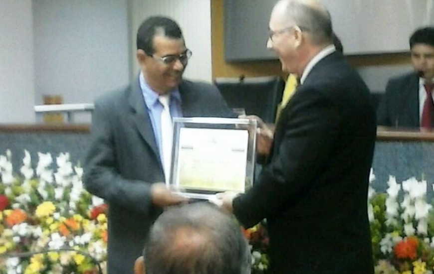 Campelo e professor Wolfgang Teske