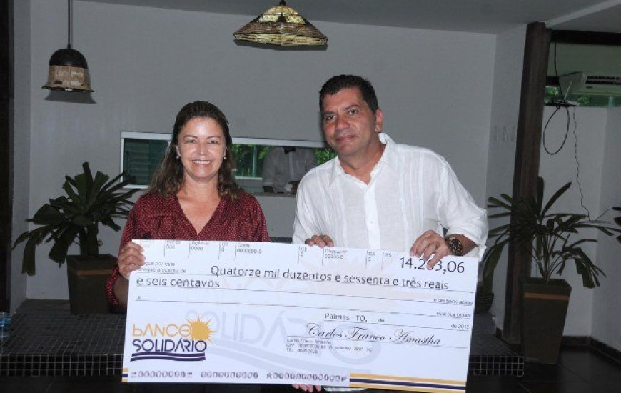 Amastha doando seu salário