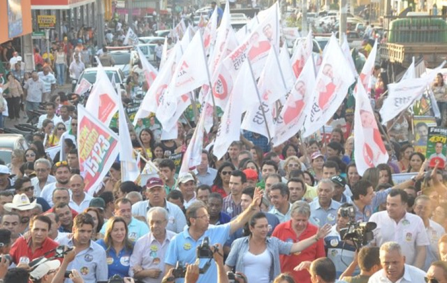 Marcelo Miranda caminha em Paraíso