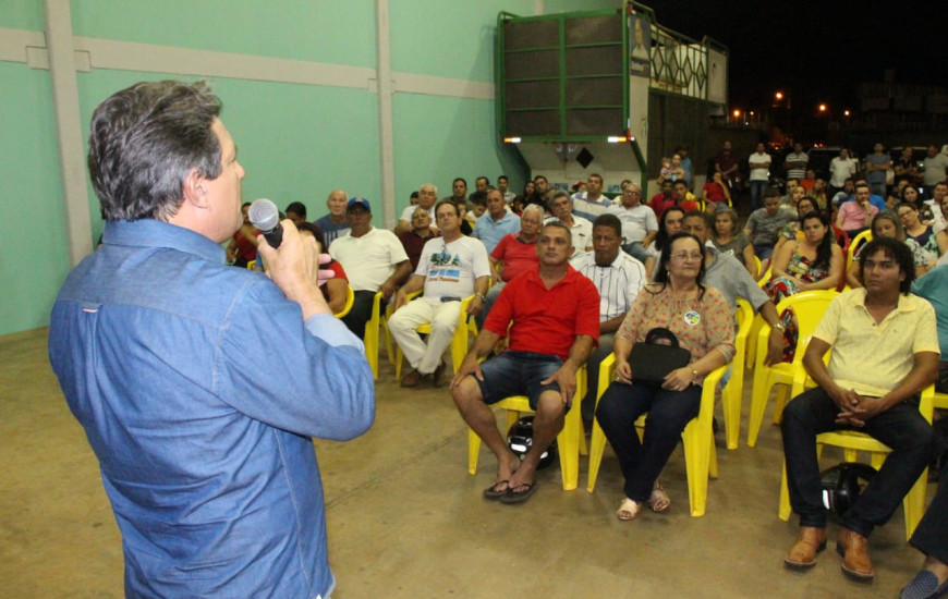 Candidato contou com apoio de importantes lideranças na reunião de Paraíso