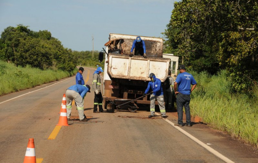 Seisp já concluiu o serviço de tapa-buracos na TO