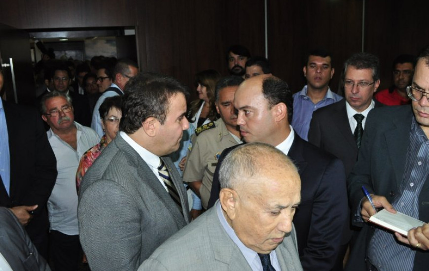 Sandoval na posse: empolgado