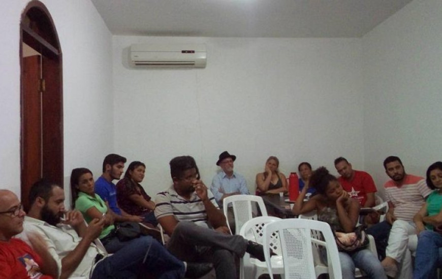 Membros do partido se reuniram na Capital