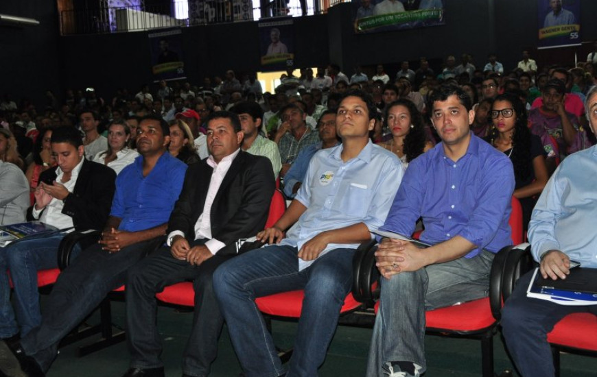 Iratã Abreu no evento do PSD