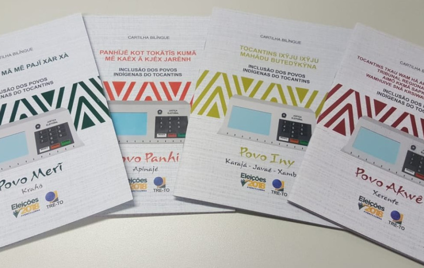 Cartilhas são voltadas aos eleitores indígenas do Tocantins