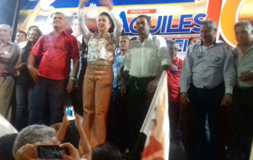 Kátia apoia candidatos nas eleições