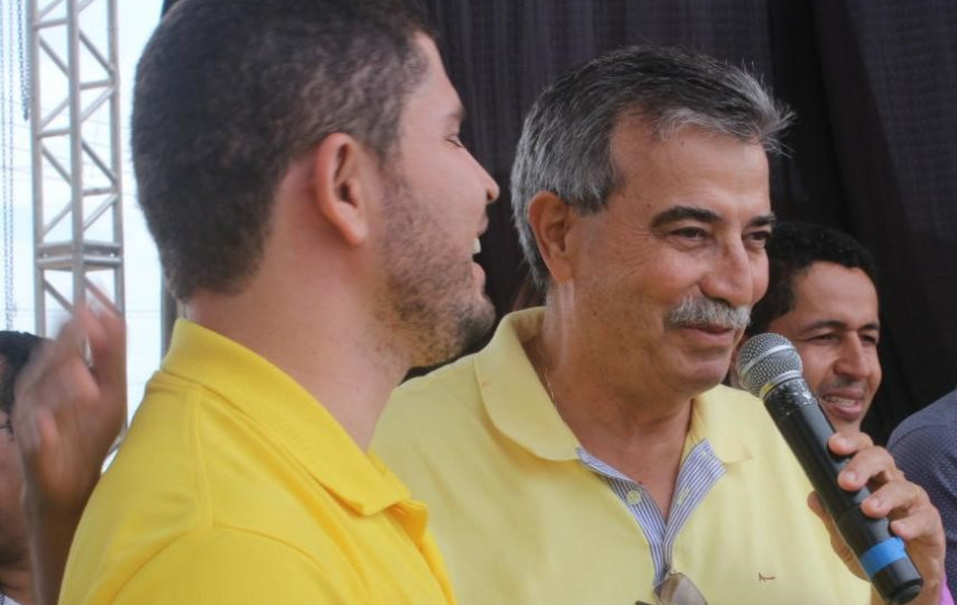 Prefeito Padre Gleibson Moreira e o Dr. Jaiminho