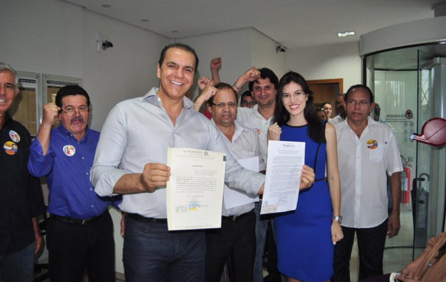 Ataídes registra compromissos em cartório