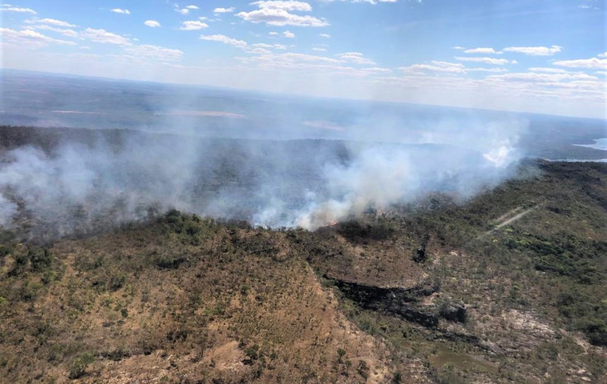 A ação conjunta contou com 26 brigadistas de diferentes órgãos