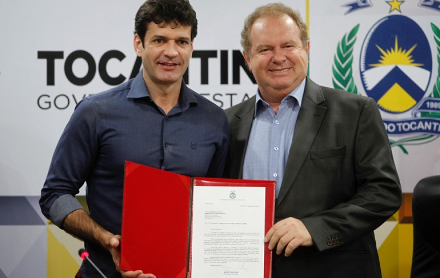  Marcelo Álvaro Antônio, e governador de Tocantins, Mauro Carlesse