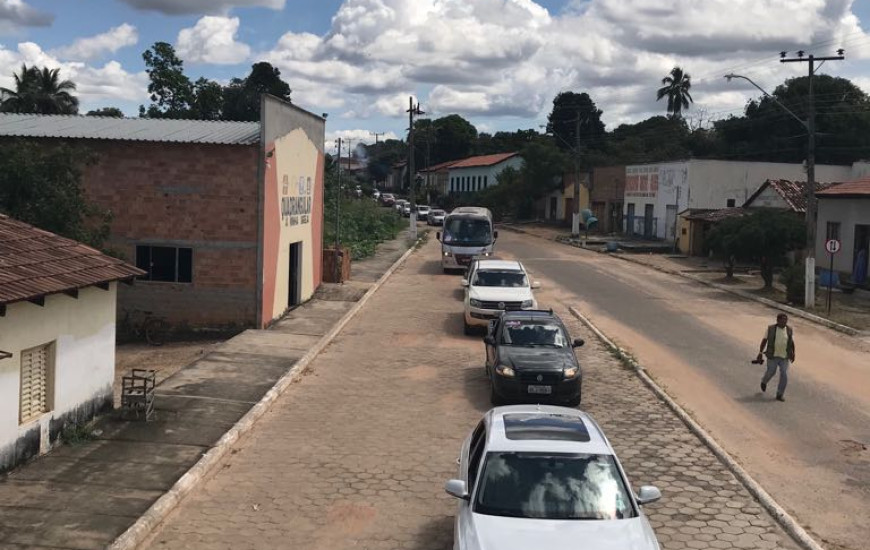 Carreata do candidato do PR Vicentinho Alves, na cidade de natividade