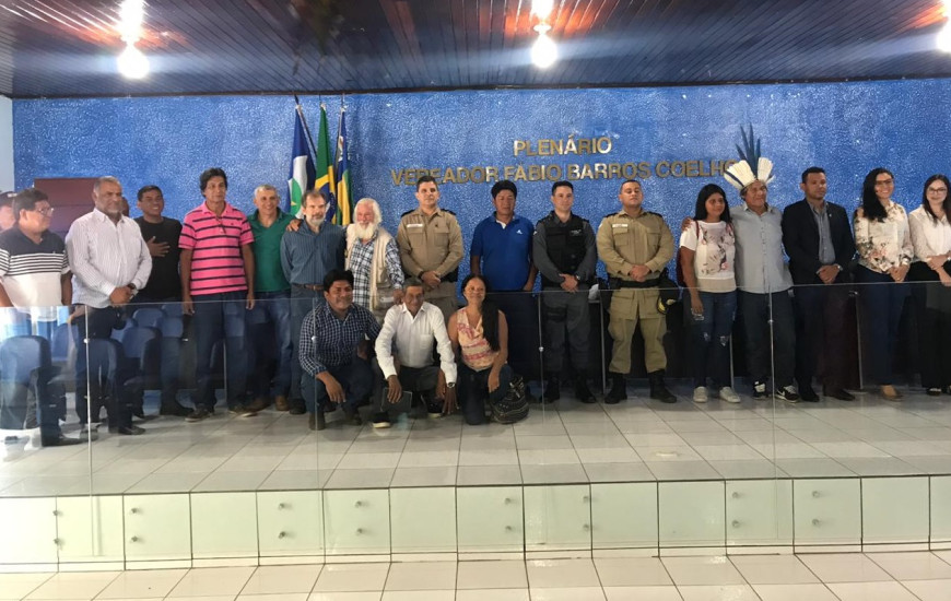 Participantes de audiência pública