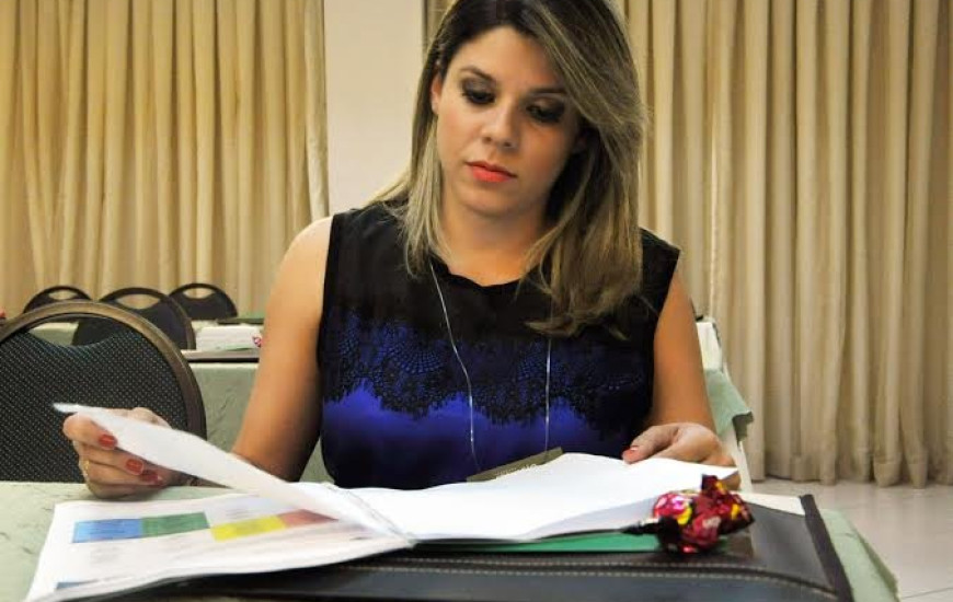 Empresária está participando do curso