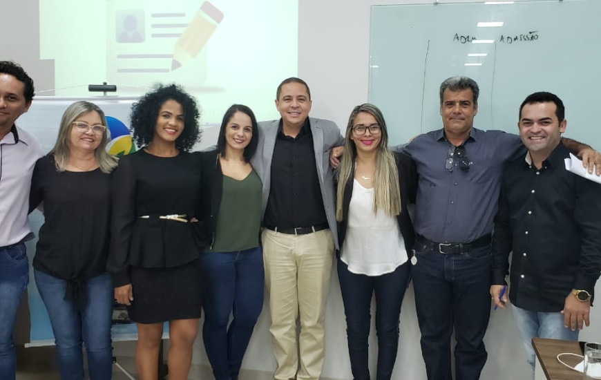 Grupo de novos capacitados.