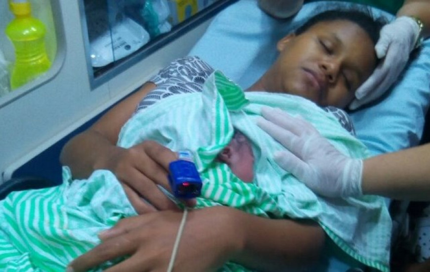 Mãe e filho passam bem