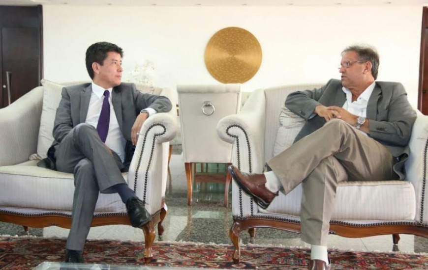 Ohofugi e Miranda em encontro no Palácio nesta 6ª