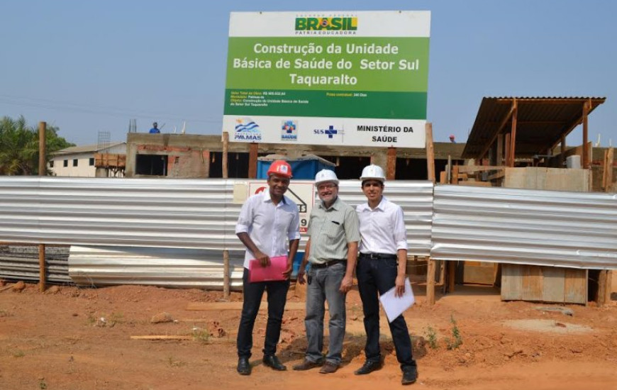 Vereador visita obras em Taquaralto