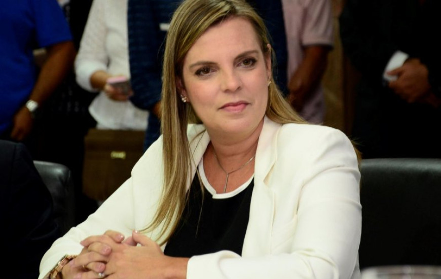 Vice-governadora Cláudia Lelis