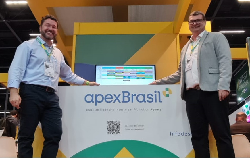 Empresários Cristiano Abdalla Rosa e Marlon Roberto Stern Nicolak.