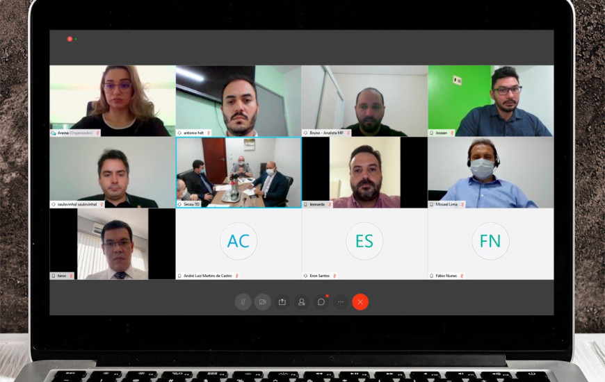 Reunião online entre Ministério Público e representantes do governo