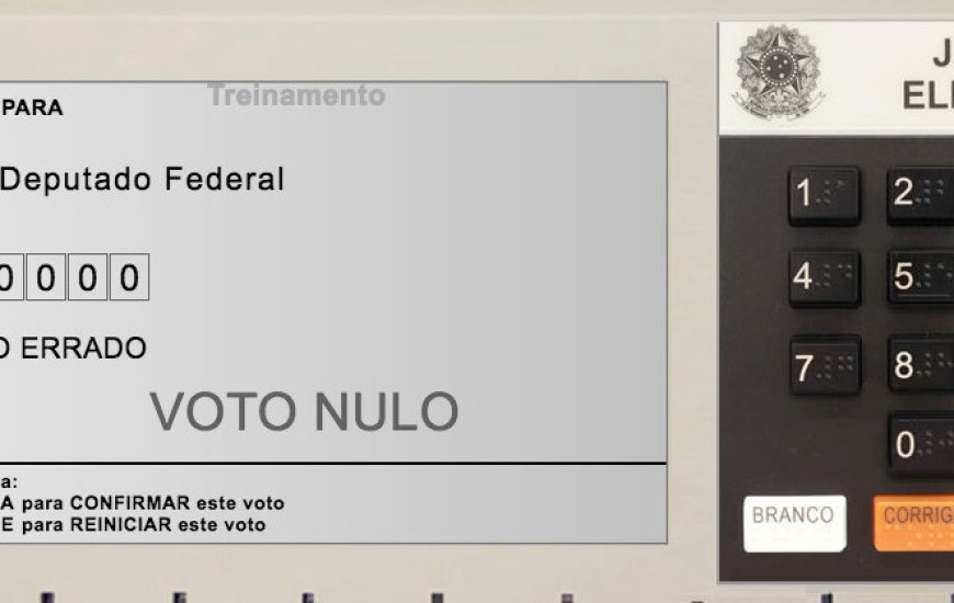 Votos nulos, assim como os brancos, não são computados como válidos