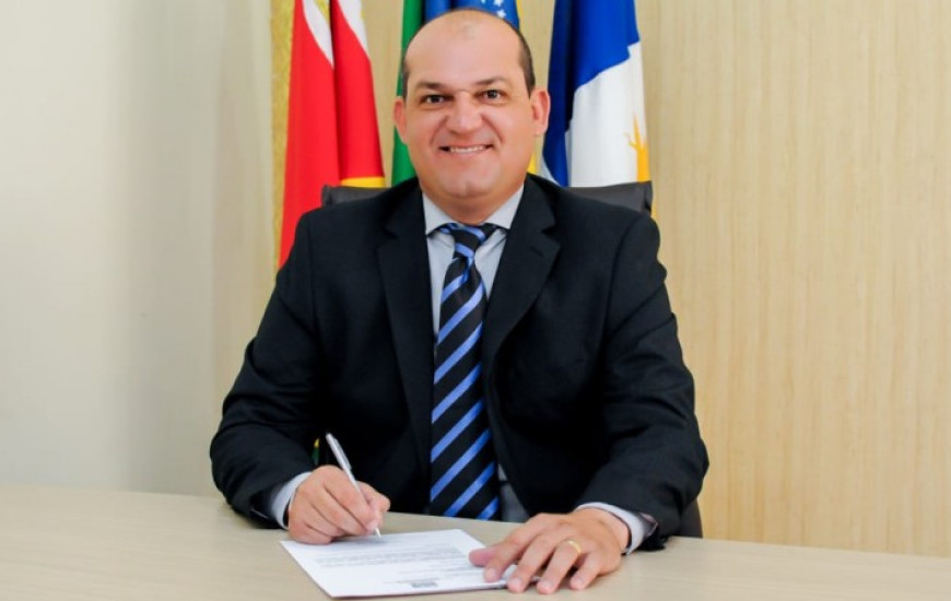 Candidato a reeleição em Miracema, Saulo Milhomem.