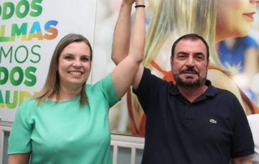 Deputada estadual Claudia Lelis (PV) e deputado Issam Saado (PV)