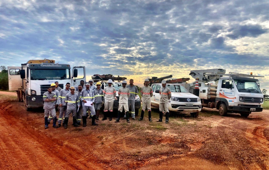 Obras de melhorias da Energisa seguem em 22 municípios