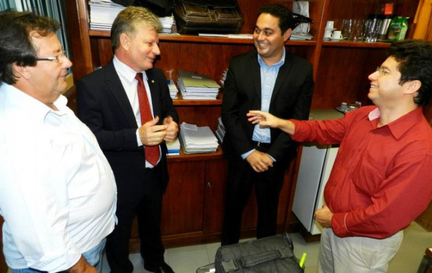 Visitando o deputado Ângelo Agnolin