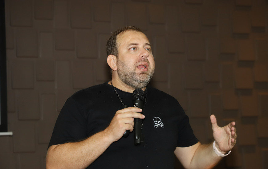 Fabrício Medeiros em Palmas no dia 25 de outubro 