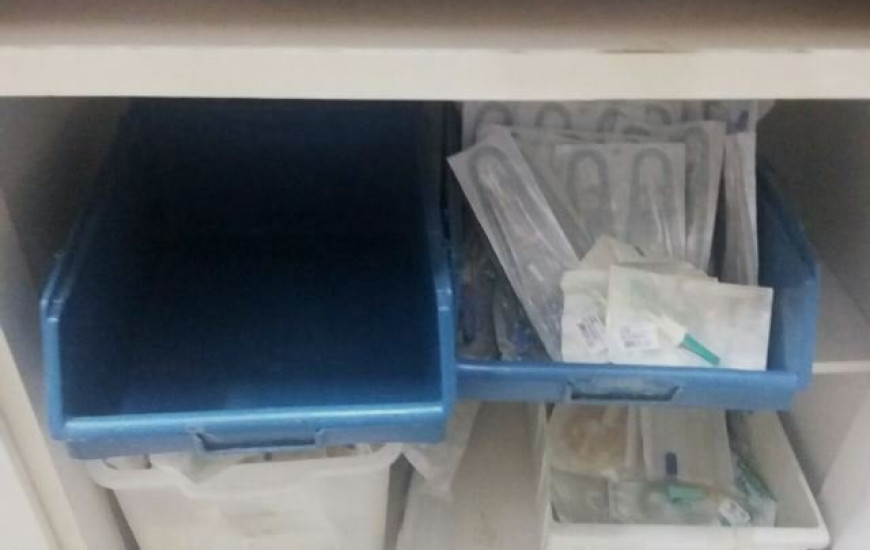 Depósito com falta de materiais básicos no HGP