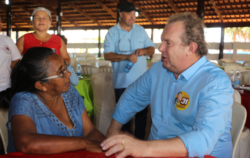 Durante encontro na Agrotins 2018 a prefeita declarou apoio à candidatura do PHS