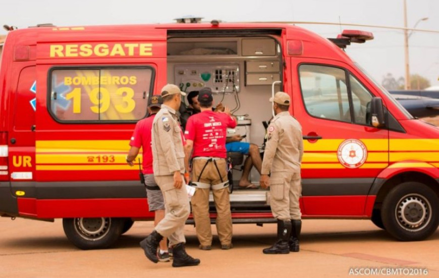 Corpo de Bombeiros conduz piloto ao HGP