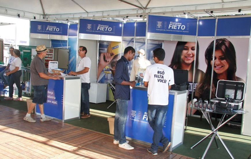Atividades no estande começam nesta quarta